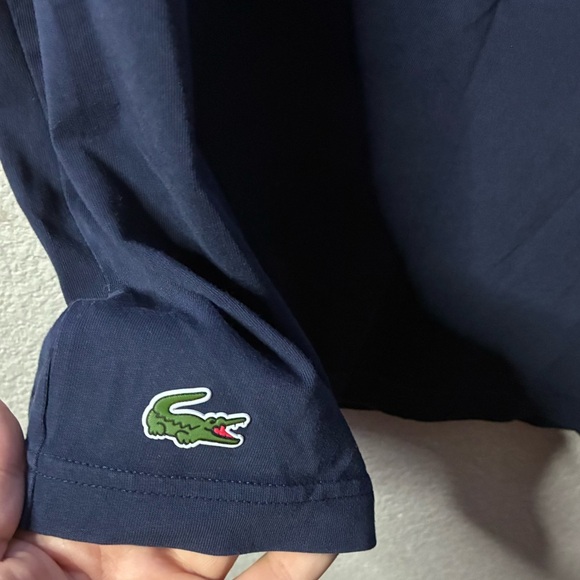 Lacoste Men's Navy Graphic T-Shirt XXL - Picture 10 of 15
